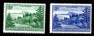 NORFOLK ISLANDS 23-4 MNH SCV $25.50 BIN $14.50