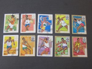 Burundi 1968 Sc 260-4,C88-92 Olympic CTO set FU