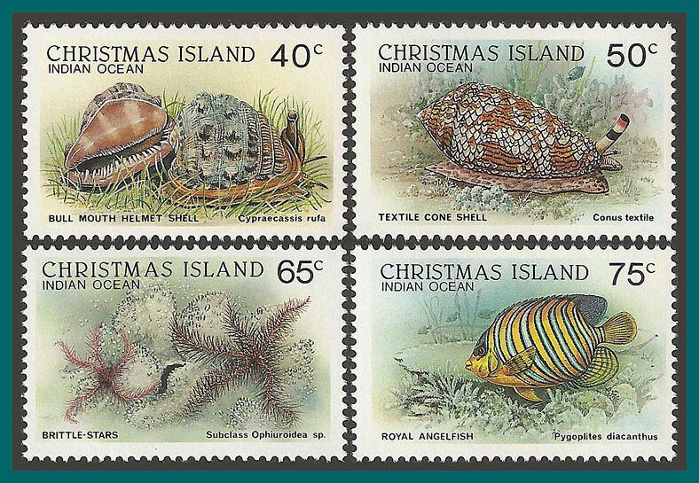 Christmas Island 1987 Wildlife III, MNH #204-207,SG237-SG240