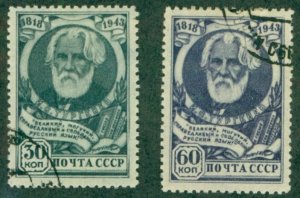 RUSSIA 909-10 USED (RL) 7104 CV $45.00 BIN $22.00