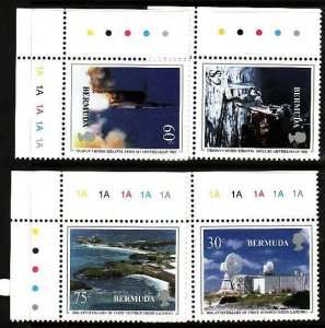 Bermuda-Sc#774-7- id9-unused NH set-Space-Moon Landing-1999-