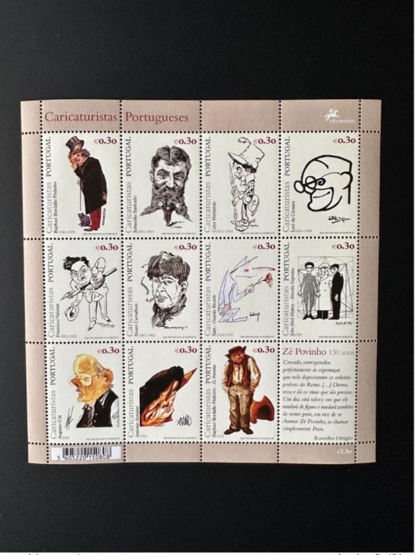 Portugal 2005 Mi. 2953 - 2963 Klb Portuguese Cartoonists Zé Povino-