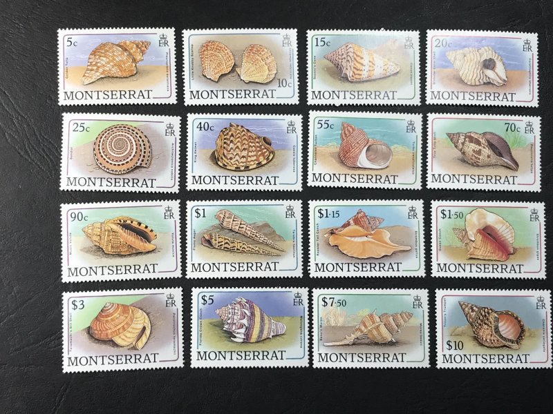 MONTSERRAT # 681-696-MINT/NEVER HINGED-COMPLETE SET----1988