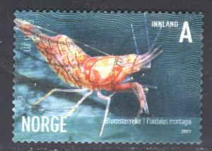 Norway  #1510  2007  used  marine life  (VI) pandalus  A