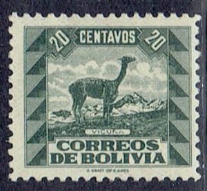 Bolivia, Scott #256; 20c Vicuna, MH