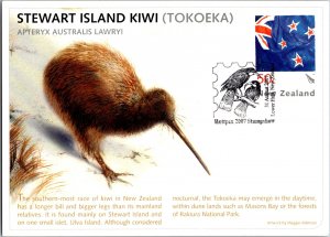 New Zealand, Worldwide Government Postal Card, Birds