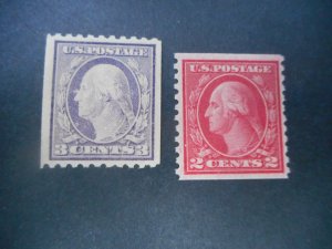 U.S. #'s 489 & 492 VFNH