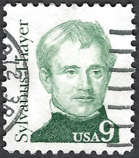 United States #1852 9¢ Sylvanus Thayer (1985). Used.