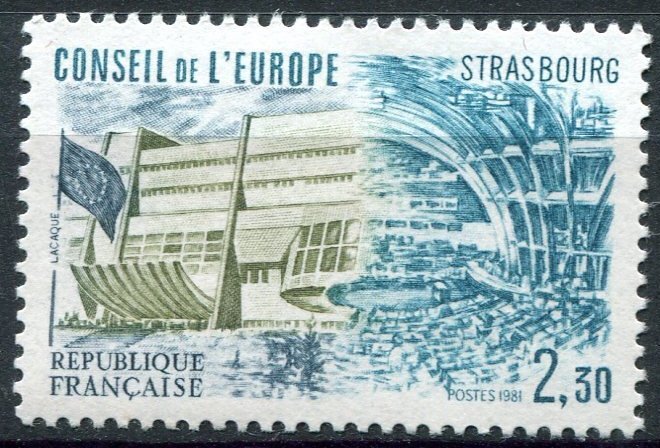 France Sc#1O33 MNH, 2.30f multi, Council of Europe (1981)