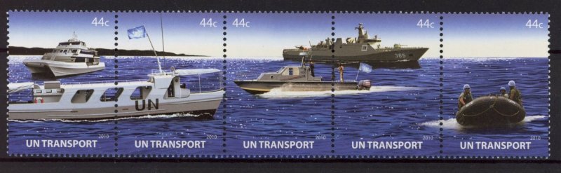 [Hip1751] United Nations 2010 : Boats Good set very fine MNH stamps