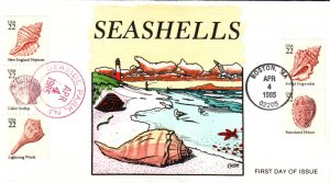 #2117-21 Seashells Collins FDC