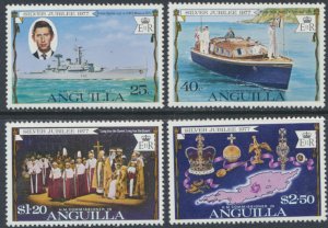 Anguilla   SC# 271 - 274   MNH   QE II Silver Jubilee    see details/scans 