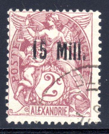 French Offices in Egypt (Alexandria) #40, light cancel