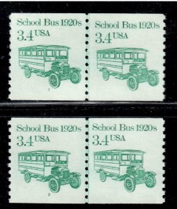 US # 2123 School Bus CLP PNC # 1 & CLP PNC # 2 Coils , VF OG NH - I Combine S/H