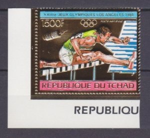 1983 Chad 999 gold 1984 Olympic Games in Los Angeles 16,00 €