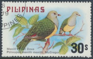 Philippines Sc# 1392  Used Birds  Dove see details  / cancel  face & reverse ...
