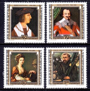 Liechtenstein 1982 Visitors - Paintings Complete Mint MNH Set SC 747-750