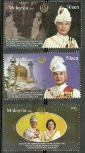 Silver Jubilee Of Sultan Perak Malaysia 2009 King Royal Leader (sheetlet) MNH