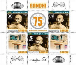 2023/04 - CHAD - MAHATMA GANDHI              3V  complet set    MNH **