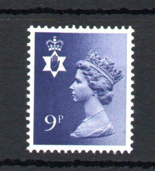 9p NORTHERN IRELAND REGIONAL UNMOUNTED MINT WITH PHOSPHOR OMITTED Cat £25