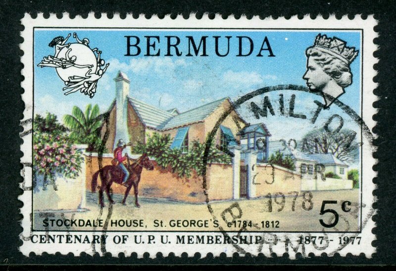 Bermuda 1978 UPU Church Horse Uniform Sock on the Nose Cancel G794 ⭐⭐⭐⭐⭐⭐