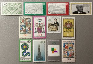 Germany  1977 #1229//64, Various Designs, MNH.