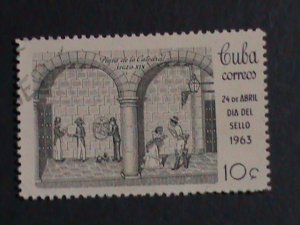 ​CUBA-1963-SC#786  STAMP DAY- KEY STAMP-USED VERY FINE WE SHIP TO WORLDWIDE