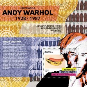 Guinea 2012 - Andy Warhol. Y&T 1393, Mi 9251/Bl.2101