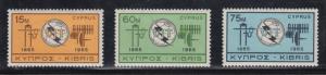 Cyprus   # 257-59   mvlh   cat $16.65