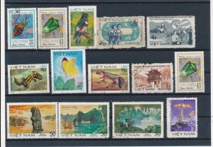 D387841 Vietnam Nice selection of VFU Used stamps