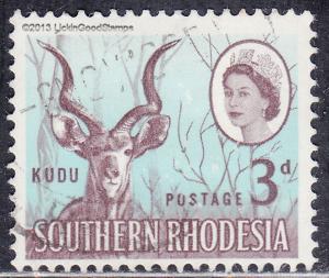 Southern Rhodesia 98 Wild Kudu 1964