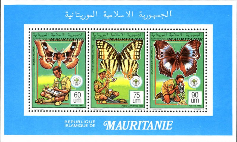 Mauritania 1991 Imperf. Scouting & Mushrooms Collective Block N° 987 - 992 - BL