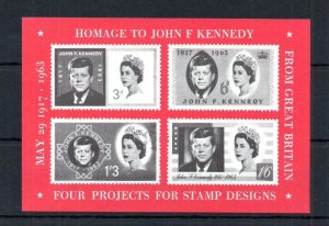 JFK SHEETLET MOUNTED MINT