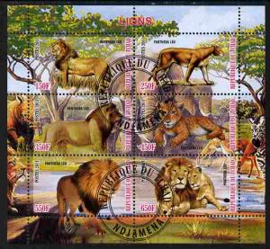 TCHAD CHAD SHEET USED WILDLIFE WILDCATS