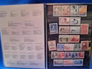 DENMARK STAMP YEAR SETS - 1972, 1974, 1981, 1982, 1983   mnh   (GG)