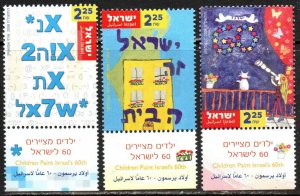 Israel Sc #1729-1731 MNH with Tabs