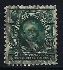 US Scott #313 Used VF with NYFM cancel