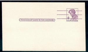 US UNUSED # UX48 Domestic Rate Postal Card , VF NH - I Combine S/H