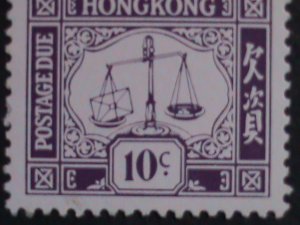 ​HONG KONG-1938 -SC# J10- 84 YEARS OLD-POSTAGE DUE STAMPS MNH VERY FINE