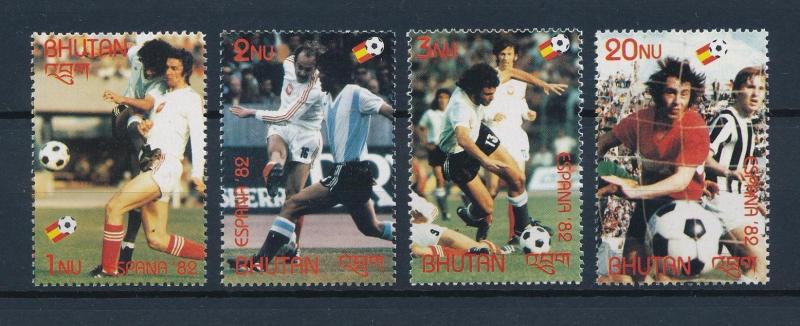 [59429] Bhutan 1982 World Cup Soccer Football Spain MNH