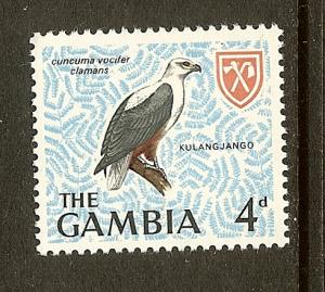 Gambia, Scott #220, 4p Fish Eagle, MNH