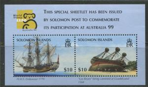 Solomon Is. - Scott 873 - General Issue -1999 - MNH -Souvenir Sheet with 2 Stamp