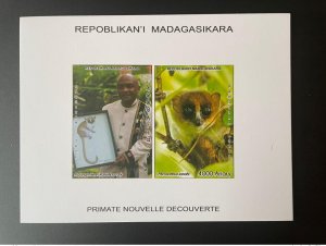 Madagascar 2021 Mi. 2722 - 2723 Block Deluxe Proof Lemurians Microcebus 2 val.