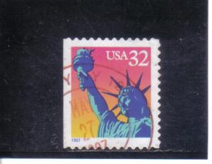 3122E - .32 Statue of Liberty used f-vf.