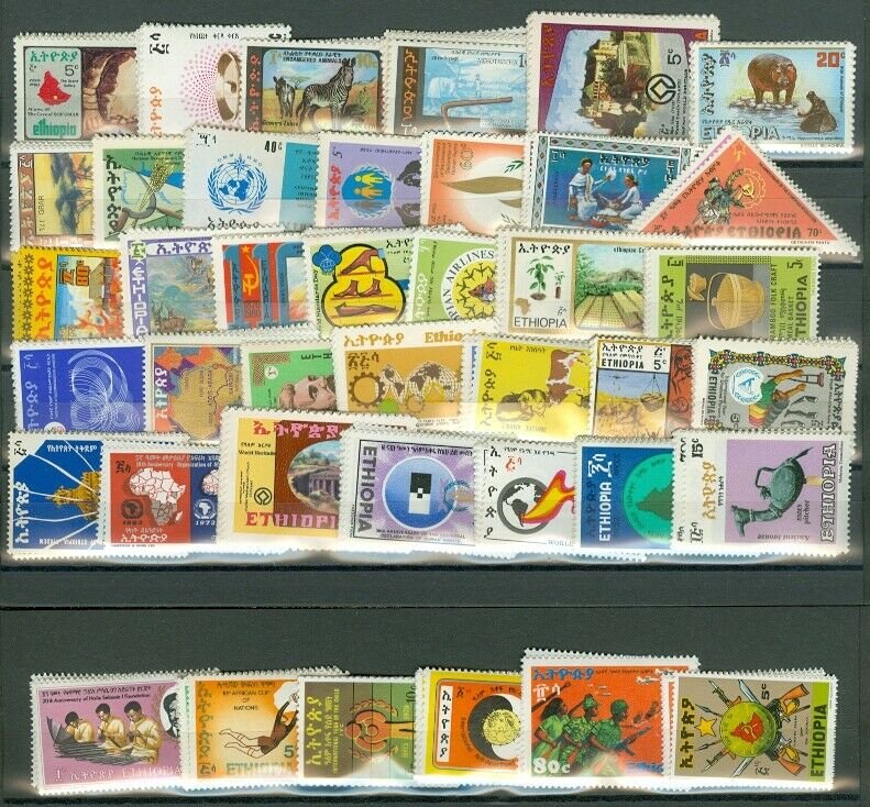 EDW1949SELL : ETHIOPIA Beautiful collection of ALL DIFF VFMNH Cplt sets Cat $226