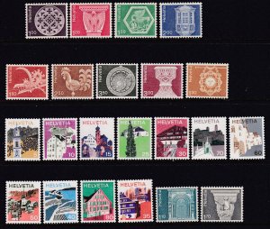 Switzerland 558-579 MNH VF