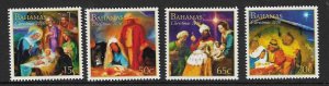 BAHAMAS SG1726/9 2016 CHRISTMAS MNH