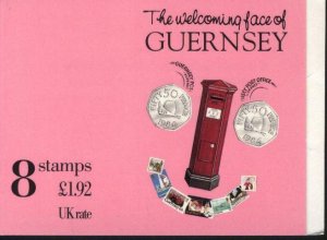 Guernsey MNH Sc 550b Gibbons SB54 BOOKLET Value $ 8.00