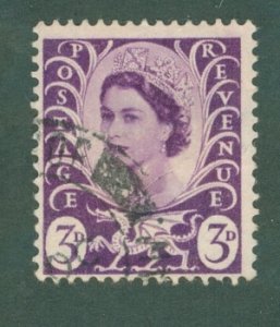 GREAT BRITAIN WALES 1 USED BIN $0.50