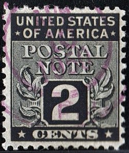 SC#PN2 2¢ Postal Note Single (1945) Used